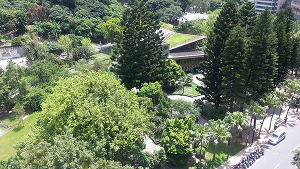 俯瞰北投圖書館